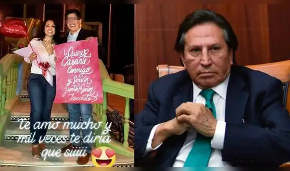 Lady Bardales: la romántica pedida de matrimonio de la exguardaespaldas de Alejandro Toledo