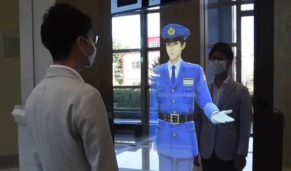 Conoce al guardia de seguridad virtual a tamaño real y que funciona con inteligencia artificial