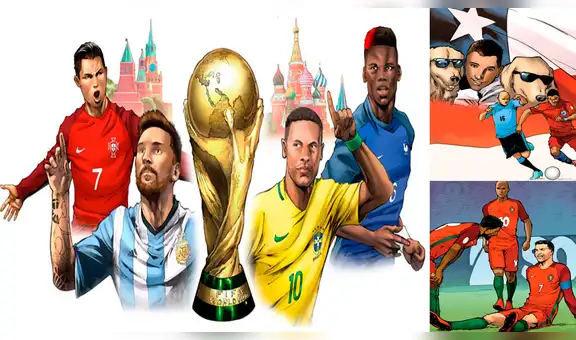 Marvel lanza cómic inspirado en el Mundial de Rusia 2018 [FOTOS]