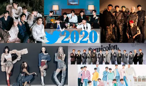 Los 10 grupos K-pop que dominaron en Twitter el 2020