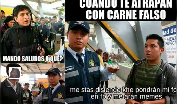 Facebook: Usuarios del Metropolitano son blanco de memes tras ser atrapados con tarjetas preferenciales