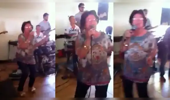 Facebook Viral: Asombro genera anciana rockera que canta tema de Pink Floyd [VIDEO]