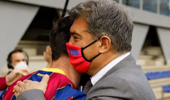 Laporta sobre Messi: “Tiene ganas de continuar en el Barcelona”