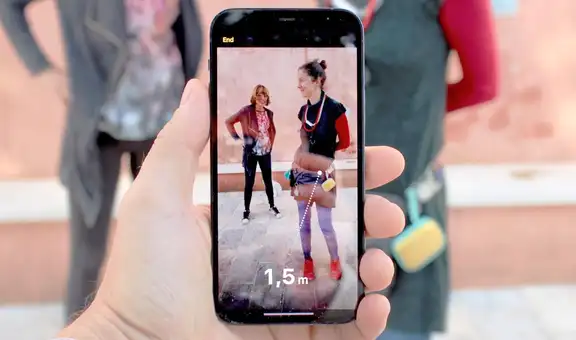 iPhone 12 Pro ahora puede detectar a qué distancia están otras personas