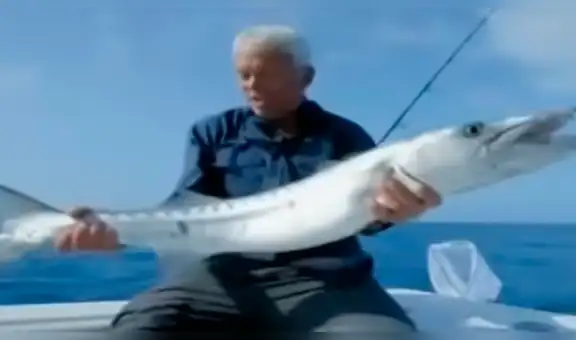 YouTube viral: pescador entra a río y atrapa al peligroso pez conocido como ‘cabeza de navaja’ [VIDEO]