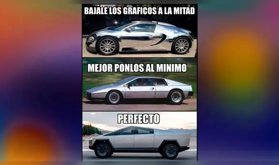 Elon Musk: ‘gamers’ se burlan del Cybertruck con memes del nuevo Tesla en gráficos de PlayStation [FOTOS]