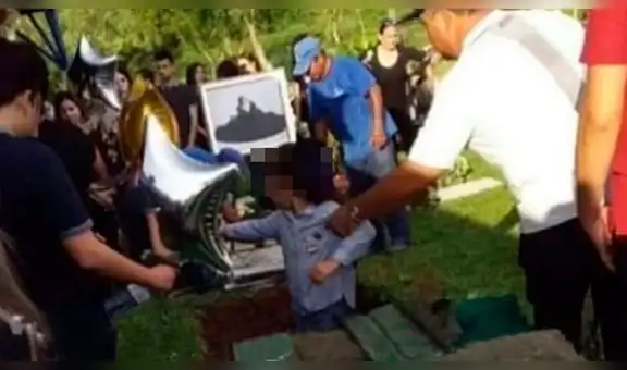 El ‘excéntrico’ funeral de “La Emperatriz del Ántrax”: hijos menores estuvieron presentes