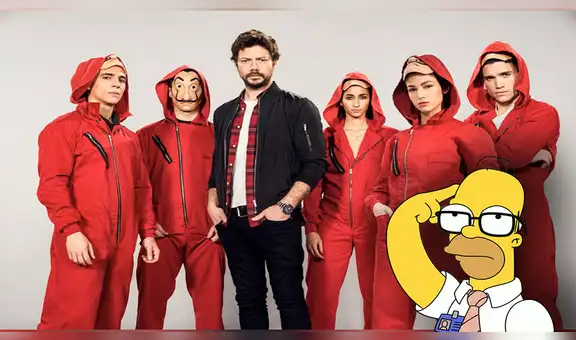 La casa de papel: Personajes se convierten en habitantes de Sprinfield [FOTOS]