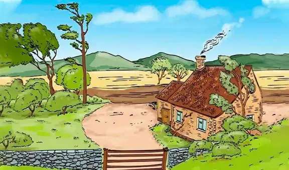 ¿Logras encontrar el 'error’ en el dibujo de esta casa? El reto visual que pocos resolvieron [FOTOS]