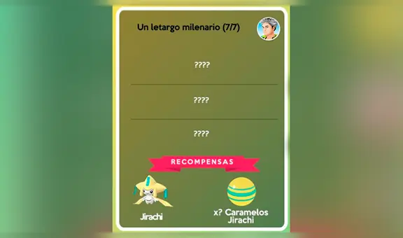 [Guía completa] Pokémon GO un letargo milenario: descubre cómo terminar las misiones de Jirachi