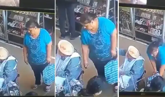 Bolivia: anciana distraída es víctima de robo, mujer le arrebata su bolso en mercado [VIDEO]