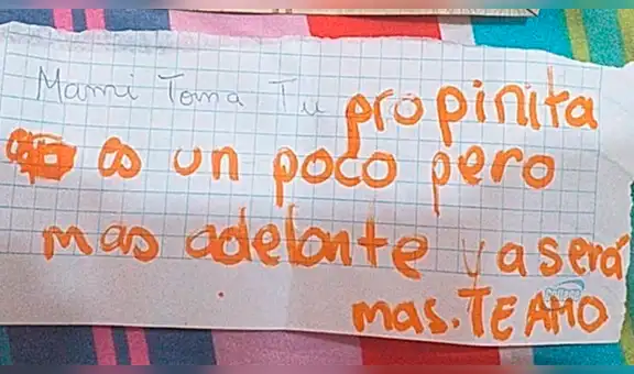 Joven peruano entrega su modesto sueldo a su madre y noble gesto se vuelve viral [FOTOS]