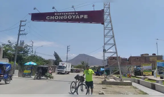 Chiclayano de 50 años inicia viaje de 570 kilómetros en bicicleta