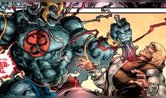 El día que He-Man es asesinado por Mumm-Ra en un crossover con los ThunderCats