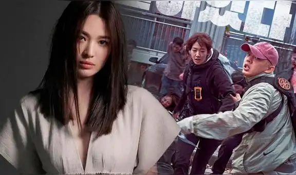 Song Hye Kyo apareció en la proyección de #Alive para apoyar a Yoo Ah In