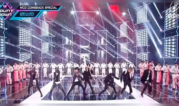 ¿BTS cantó en vivo o hizo playback durante su comeback en Mcountdown? [VIDEOS]