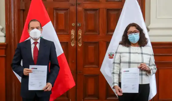 Violeta Bermúdez se reunió con Walter Martos para la transferencia del cargo