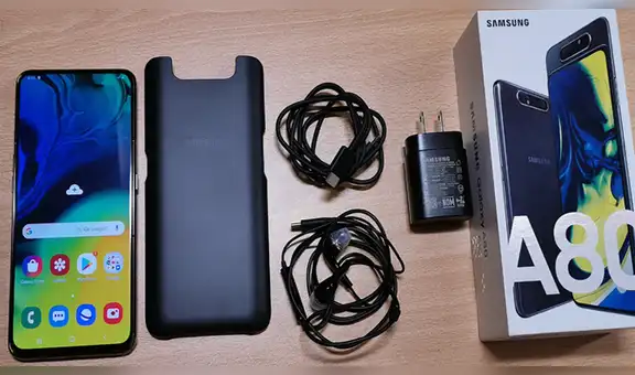 Samsung Galaxy A80: probamos el smartphone con triple cámara giratoria y esto opinamos [VIDEO]