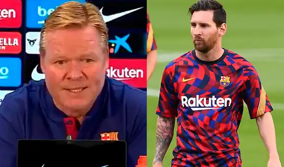 Ronald Koeman sobre Lionel Messi: “Hasta en partidos de entrenamientos hace todo para ganar”