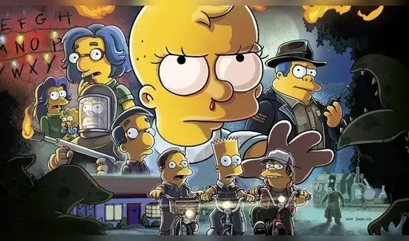 Los Simpson llegaron a los 666 capítulos y lo celebraron con referencias a Stanger Things 