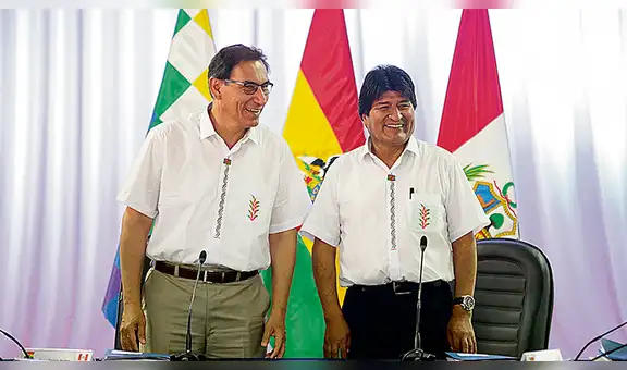 Evo y Vizcarra revisan hoy la propuesta de gas boliviano al sur