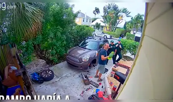 Loro imita a mujer que grita por auxilio y engaña a policías [VIDEO]