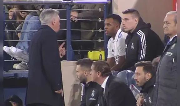Ancelotti se amarga con Rodrygo y lo encara en pleno partido: “Tú, a mí me saludas”