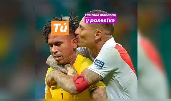 Tierno beso que le dio Paolo Guerrero a Pedro Gallese es blanco de divertidos memes en Facebook [FOTOS]