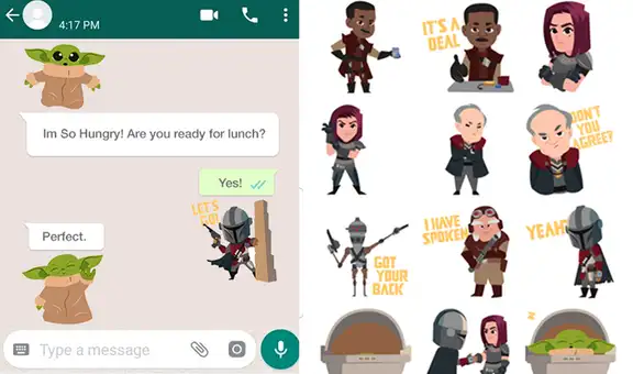 WhatsApp: ¿cómo obtener los stickers de los personajes de The Mandalorian?