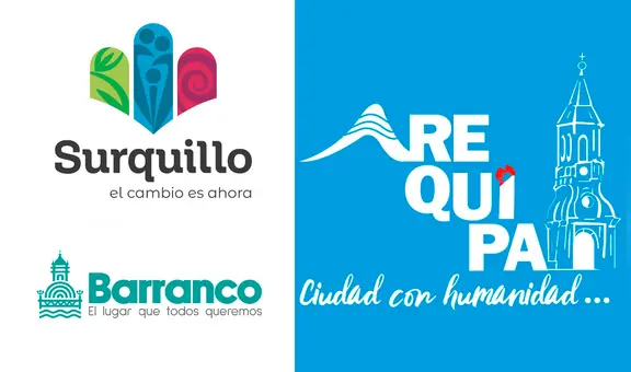 ¡Primeras acciones! Alcaldes cambian logos de distritos en redes sociales