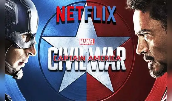 Netflix: Capitán América Civil War ya se encuentra en la plataforma