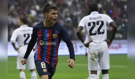 Baile del Barcelona en la final: vencieron 3-1 al Real Madrid y se llevaron la Supercopa