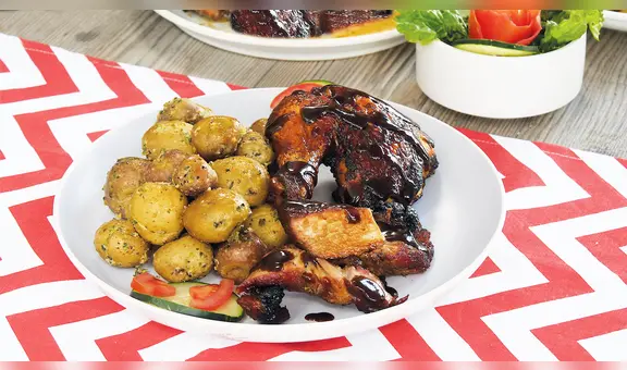 Pollo y chancho al cilindro