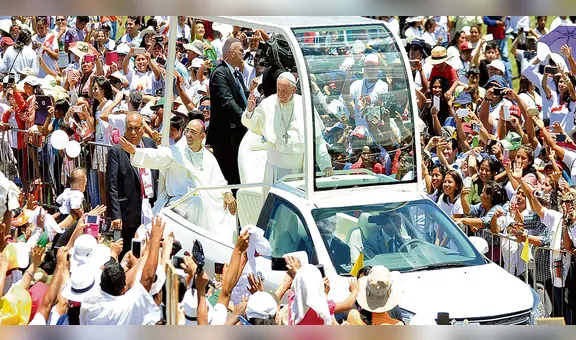 Visita del papa Francisco dejó al país US$ 80 mllns de dólares en ingresos