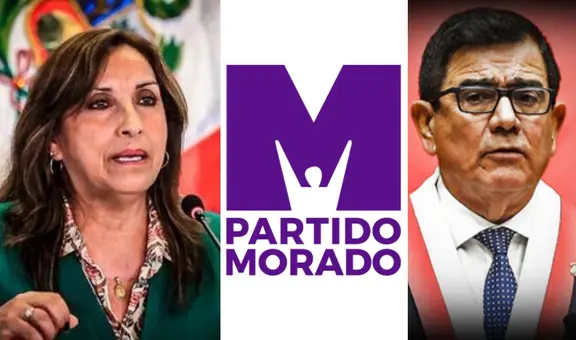 Partido Morado exige la renuncia de Dina Boluarte y de José Williams a fin de salir de la crisis