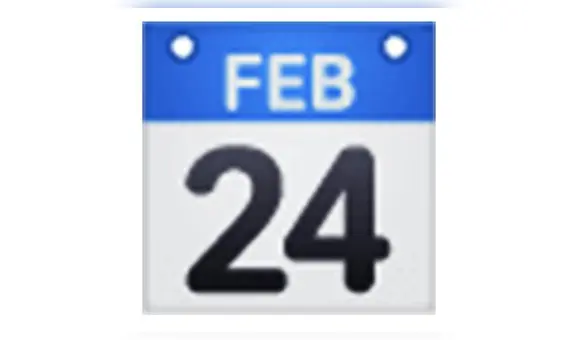 WhatsApp: ¿Sabes por qué el emoji de calendario muestra la fecha ‘24 de febrero'? [FOTOS]