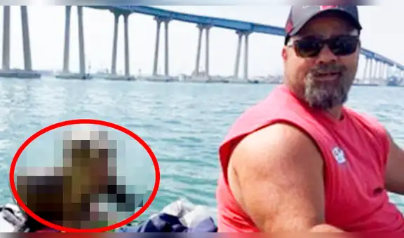 Hombre se encuentra ‘cara a cara’ con animal marino que se esconde dentro de su bote [VIDEO]