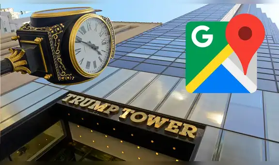 Google Maps: Tremenda sorpresa genera extraña escena en torre de Donald Trump