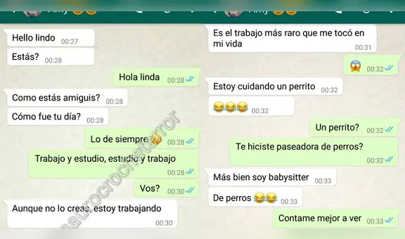 En WhatsApp, joven inventó terrible excusa para tener sexo con su amiga [FOTOS]