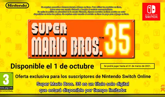 Super Mario Bros. 35: Nintendo confirma el primer Battle Royale oficial de Mario [VIDEO]