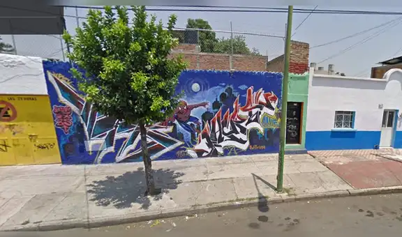 Google Maps: encuentra mural de Spiderman, lo revisa y descubre grosero error [FOTOS]