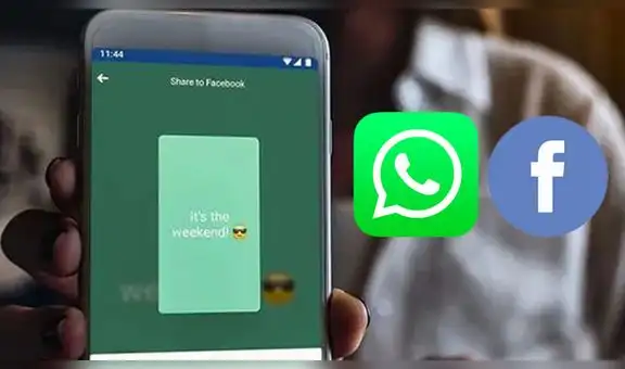 WhatsApp: ya puedes compartir tus estados directamente en Facebook y aquí te enseñamos cómo hacerlo [FOTOS]