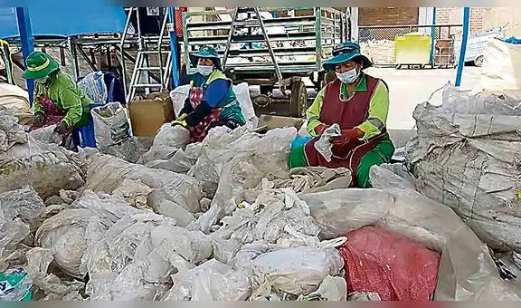 Arequipa: Yanahuara tiene planta que recicla  25 toneladas de plástico y papel
