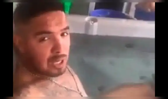 Instagram: Semidesnudo, Juan Vargas fue captado en curioso video