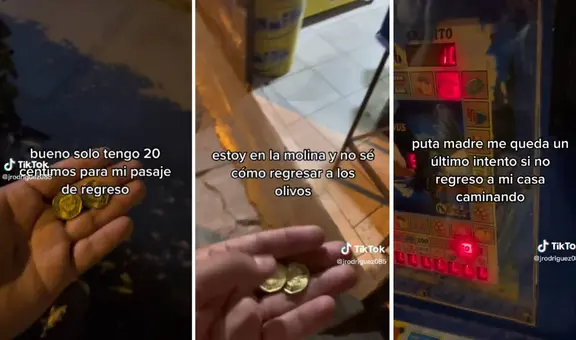 Joven se queda sin pasaje en La Molina y juega en la ‘maquinita’ con 20 céntimos para volver a casa