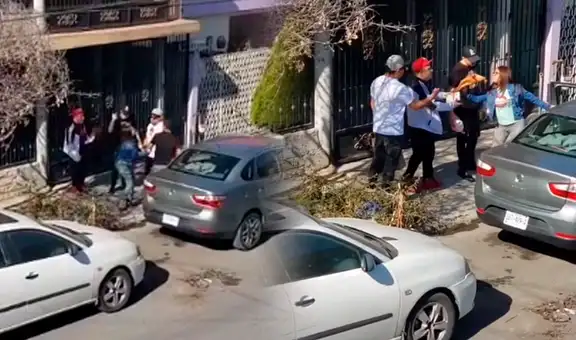 Mujer fue descubierta por sus 4 enamorados cuando regresaba a su vivienda