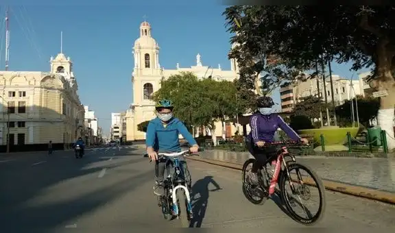 Chiclayo: promueven uso de la bicicleta con paseo en cuarentena