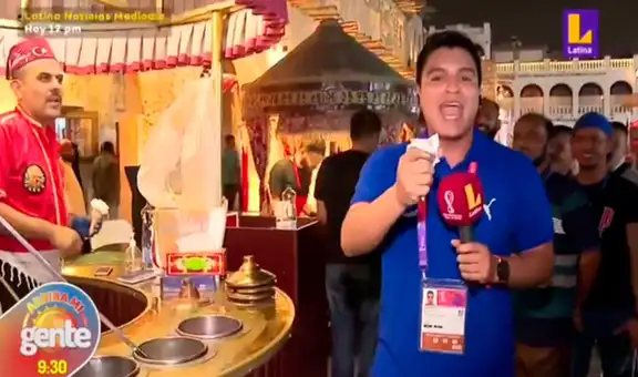 Reportero peruano es troleado por heladero turco y encima comete blooper en vivo