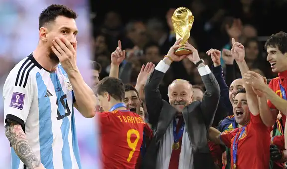 La vez que Vicente del Bosque reveló que Messi pudo jugar por España, pero prefirió a Argentina