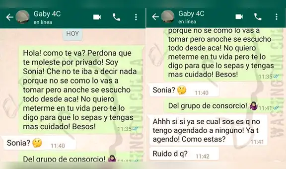 Whatsapp Viral: Vecina le contó infidelidad de su enamorado y todo acabó mal